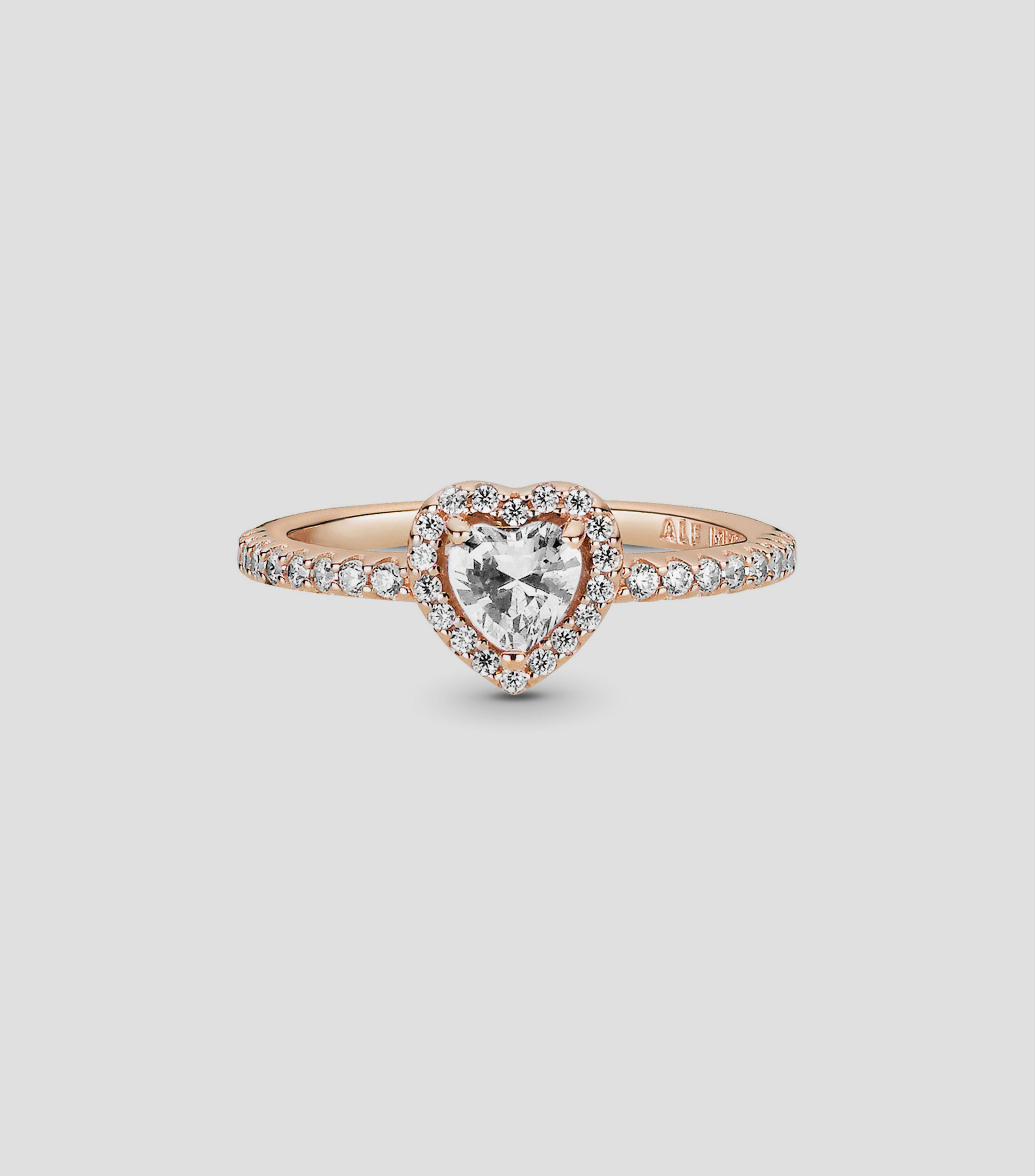 Anillo Corazon elevado brillante con circonitas Pandora Timeless Mujer